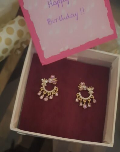 Lavender Butterfly Earrings photo review